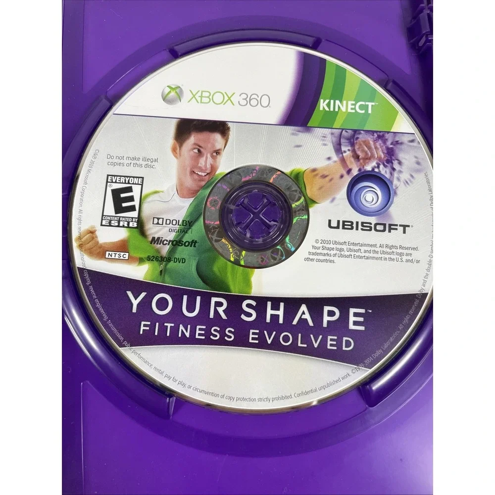 Your Shape: Fitness Evolved - Microsoft Xbox 360 Case, Booklet And Working Game